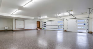 Epoxy garage floor in Bend, Oregon